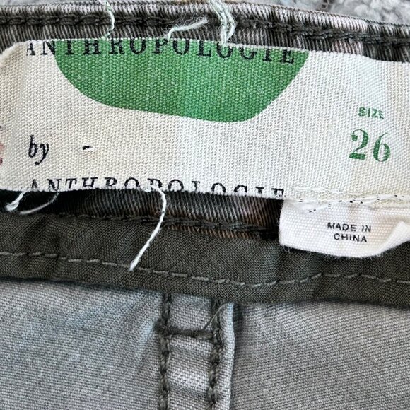ANTHROPOLOGIE “Jefferson” Camo Slim Utility Cargo Button-Fly Pants Size 26 - Picture 5 of 13